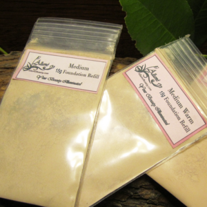 Try-out sized mineral foundation