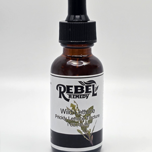 Rebel Remedy Prickly Lettuce Tincture Lactuca serriola 1 fl oz herbal extract
